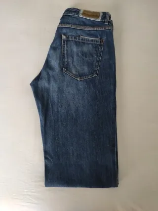 Pantalón Massimo Dutti Hombre Azul