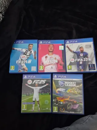 PS4 Juegos: FIFA 19, 20, 23, FC 25 y Rocket League