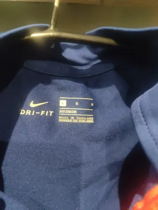 Sudadera Barça Nike Media Cremallera Azul