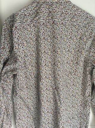 Camisa Zara Slim Fit Estampada Hombre