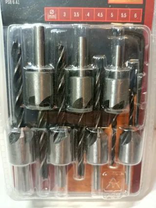 7 Brocas Avellanadoras PARKSIDE