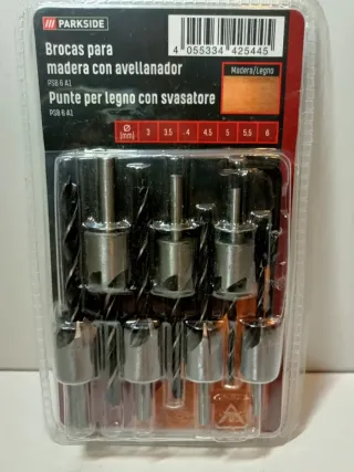 7 Brocas Avellanadoras PARKSIDE