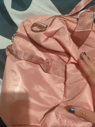 Saco de desporto rosa