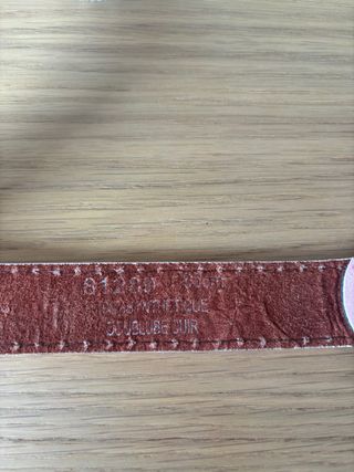 Cinture in pelle sintetica 95cm (Rosa e Bianco)