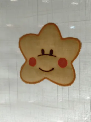 Cortina infantil con estrellas y estor incluido