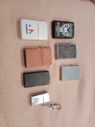 Lote de 7 mecheros Zippo
