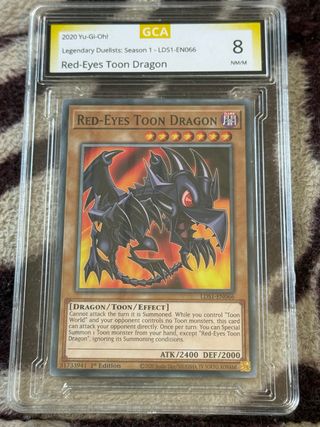 Yugioh Red-Eyes Toon Dragon Graded 8 GCA