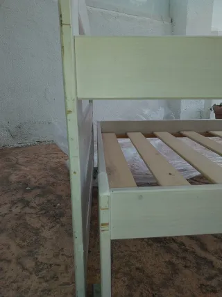 Cama nido triple blanca, r