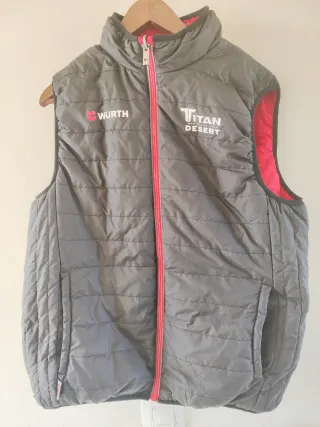 Chaleco Wurth Titan Desert Gris y Rojo