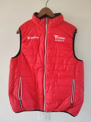 Chaleco Wurth Titan Desert Gris y Rojo