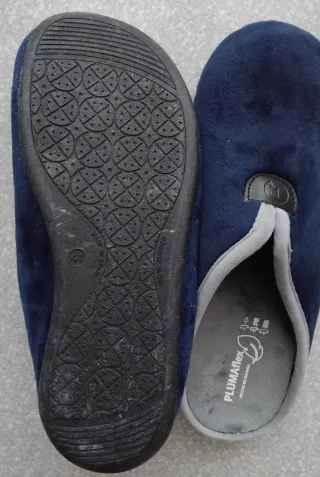 Zapatillas Plumaflex Unisex Talla 41 Azul/Gris