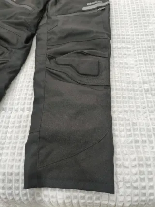 Pantalón Cordura Moto Bela Negro.  Talla L
