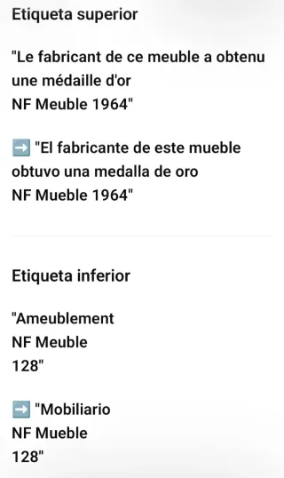 Aparador Francés Madera 1964