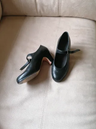 Zapatos de baile flamenco negros talla 37,5