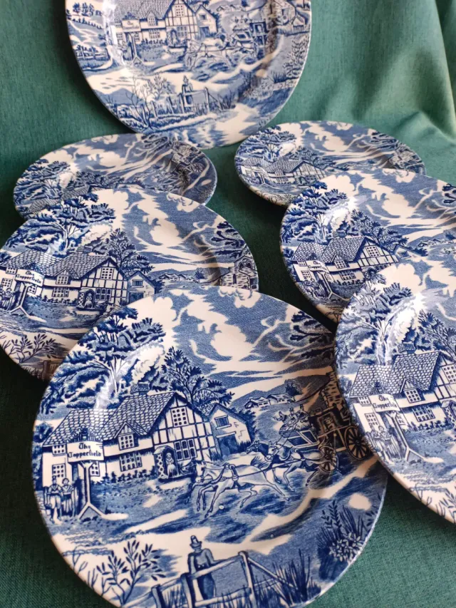 Juego de merienda de porcelana