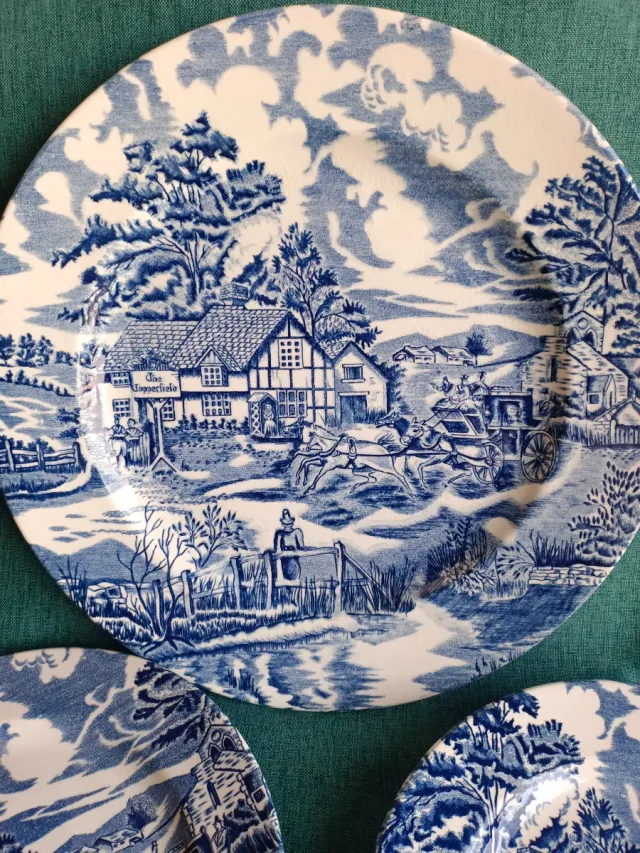 Juego de merienda de porcelana