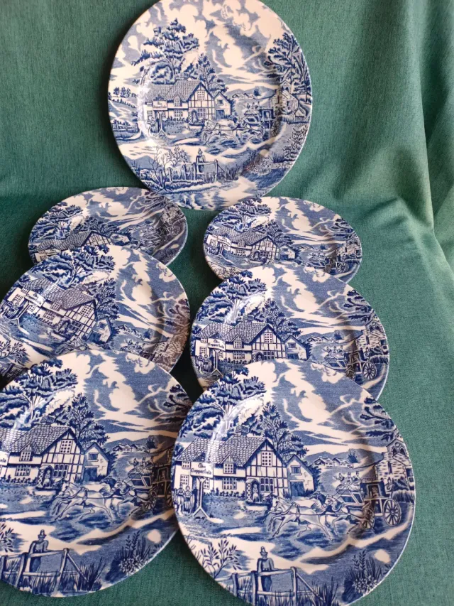 Juego de merienda de porcelana