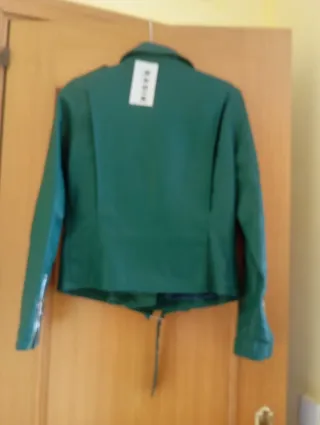 Cazadora nueva  motera verde talla L