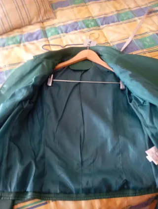 Cazadora nueva  motera verde talla L