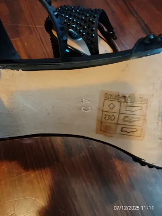 Sandali n.40 Neri con Borchie