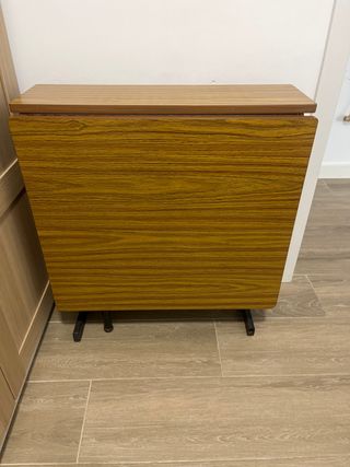 Mesa extensible madera y metal