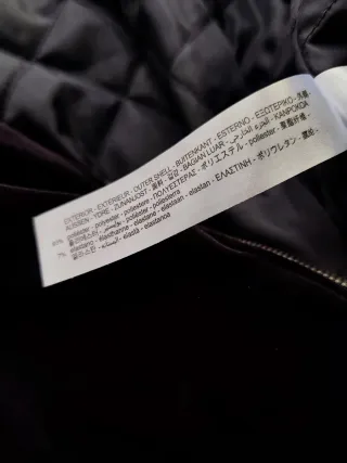 Bomber Zara Morada Terciopelo