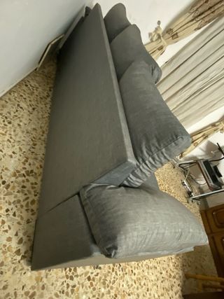 Sofá 3 plazas gris