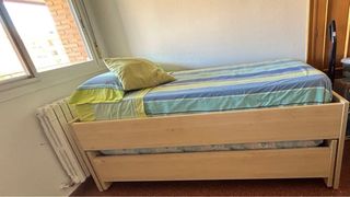 Cama nido infantil con 2 colchones