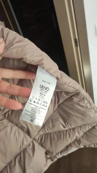 Anorak Liu Jo Beige con Capucha y Pelo natural