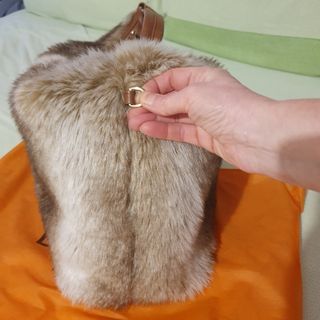 Borsa a mano in pelliccia