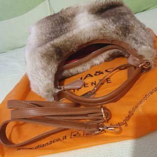 Borsa a mano in pelliccia
