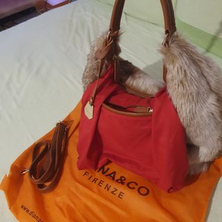 Borsa a mano in pelliccia