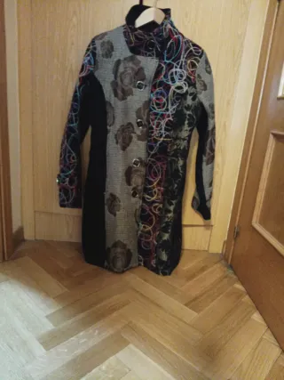 Abrigo Desigual Multicolor