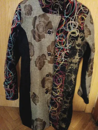 Abrigo Desigual Multicolor