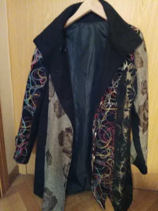 Abrigo Desigual Multicolor