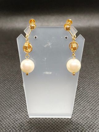 Pendientes Perla Akoya 7.7mm Oro 18K