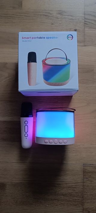Altavoz Bluetooth Karaoke K52 RGB