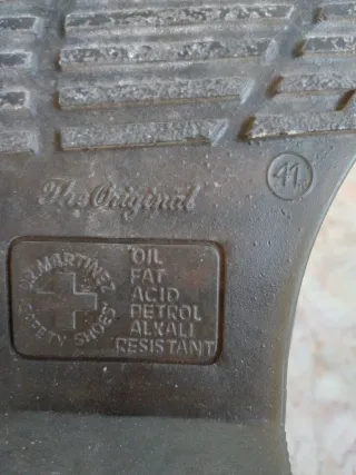 Botas Dr. Martinez Unisex Talla 41 Negras