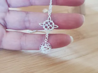 Colgante Doble Protección Plata