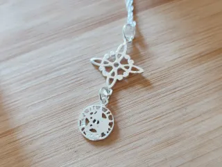 Colgante Doble Protección Plata