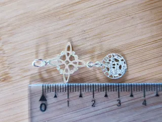 Colgante Doble Protección Plata