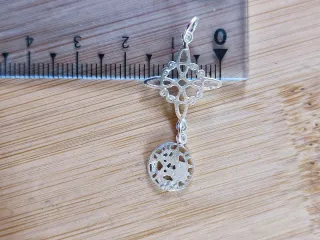 Colgante Doble Protección Plata