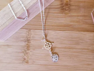 Colgante Doble Protección Plata