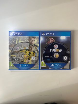 Pack FIFA 17 y FIFA 18 PS4