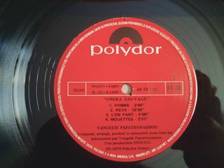 Vinilo Opera Sauvage Vangelis