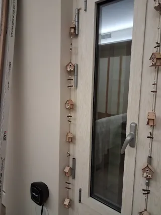 Ghirlanda casette legno