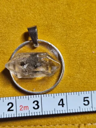 Cuarzo Herkimer Plata