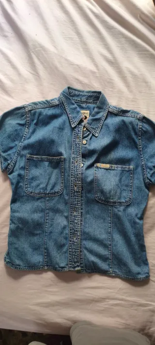 Camiseta vaquera Pepe Jeans vintage azul