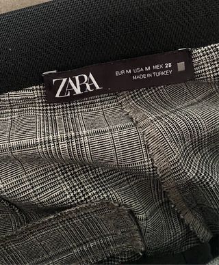 Pantalones de vestir Zara cuadros grises