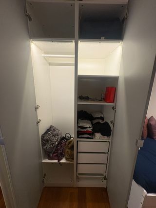 Armadio 6 ante 4 bianche 2 a giorno